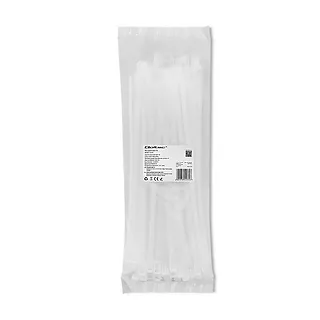 Opaski zaciskowe wielorazowe/trytytki | 7.2*300mm | Nylon UV |   Białe