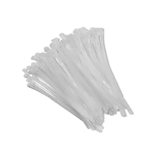 Opaski zaciskowe wielorazowe/trytytki | 7.2*300mm | Nylon UV |   Białe