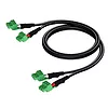 Kabel 2x kostka zacisk - 2x kostka zacisk (3P-3,81MM) 1m - CLA830/1