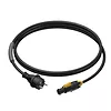 Kabel zasilający Schuko męskie - Powercon True1 Żeńskie 3x1,5 3m - PRP433/3