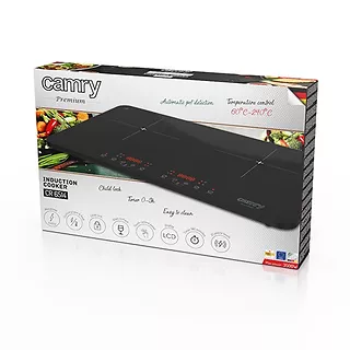 Kuchenka indukcyjna dwupolowa CR 6514