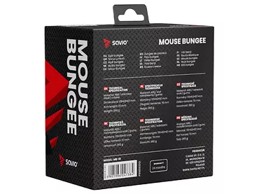 Mouse Bungee Gaming Uchwyt Stojak przewodu myszki SAVIO MB-01