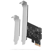 PCES-SA2N Kontroler PCIe 2x wewnętrzny port SATA 6G, ASM1061, SP & LP