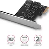 PCES-SA2N Kontroler PCIe 2x wewnętrzny port SATA 6G, ASM1061, SP & LP