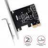 PCES-SA2N Kontroler PCIe 2x wewnętrzny port SATA 6G, ASM1061, SP & LP