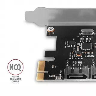 PCES-SA2N Kontroler PCIe 2x wewnętrzny port SATA 6G, ASM1061, SP & LP