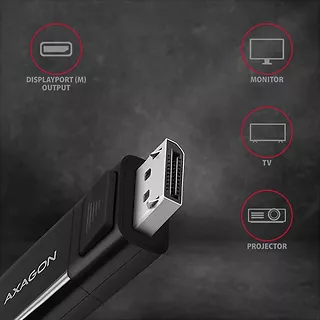 RVC-DPC Konwerter/kabel USB-C -> DisplayPort 1,8m, 4K/60HZ