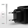 ACU-QC19 Ładowarka sieciowa, QC 19W, 1x port USB-A, QC3.0/AFC/FCP/SMART, czarna