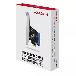 PCEU-034VL Kontroler PCIe 2x wewnętrzny 19-pinowy port USB 3.2 GEN 1, UASP, SP & LP