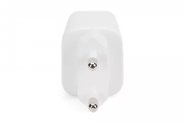 Ładowarka sieciowa zasilacz 1x USB-A 12W 1x USB-C 18W PD 3.0 max. 30W Biała
