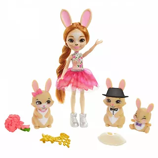 Lalka Enchantimals Rodzina Króliczek Brystal