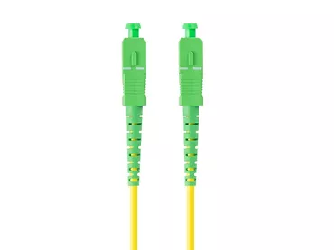 Patchcord światłowodowy SM SC/APC-SC/APC SIMPLEX 3.0MM LSZH G657A1 3m żółty