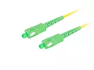 Patchcord światłowodowy SM SC/APC-SC/APC SIMPLEX 3.0MM LSZH G657A1 3m żółty