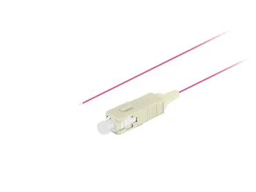 Pigtail MM SC/UPC OM4 Easy Strip 50/125 2M fioletowy