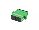 Adapter światłowodowy SM SC/APC duplex zaślepka czarna 20 sztuk