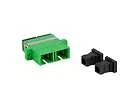 Adapter światłowodowy SM SC/APC duplex zaślepka czarna 20 sztuk