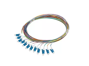 Pigtail SM LC/UPC Semi Tight 9/125 G657A1 12X2M multikolor