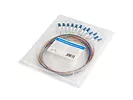 Pigtail SM LC/UPC Semi Tight 9/125 G657A1 12X2M multikolor