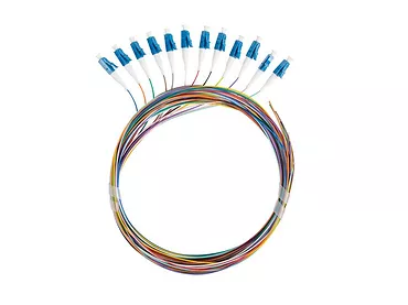 Pigtail SM LC/UPC Semi Tight 9/125 G657A1 12X2M multikolor