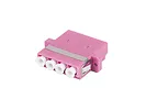 Adapter światłowodowy MM LC/UPC QUAD OM4
