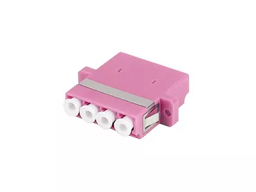 Adapter światłowodowy MM LC/UPC QUAD OM4