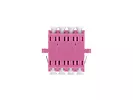 Adapter światłowodowy MM LC/UPC QUAD OM4