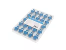 Adapter światłowodowy SM SC/UPC simplex zaślepka przezroczysta 25 sztuk