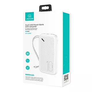 Powerbank PB56 10000mAh 2xUSB Biały