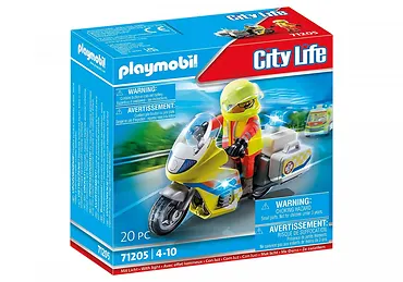 Zestaw z figurką City Life 71205 Motor ratunkowy ze światłem