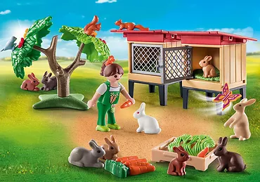 Zestaw Country 71252 Klatki z królikami