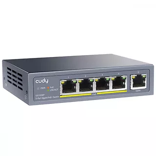 Przełącznik GS1005P Switch 5xGE (4xPoE+) 60W