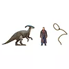 Zestaw figurek Jurassic World Człowiek + dinozaur, Parazaurolof