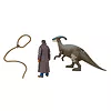 Zestaw figurek Jurassic World Człowiek + dinozaur, Parazaurolof