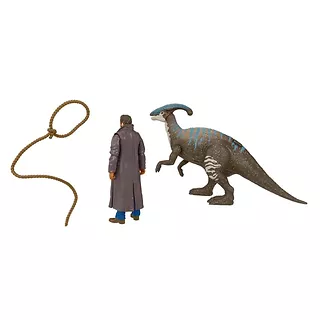 Zestaw figurek Jurassic World Człowiek + dinozaur, Parazaurolof