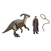 Zestaw figurek Jurassic World Człowiek + dinozaur, Parazaurolof