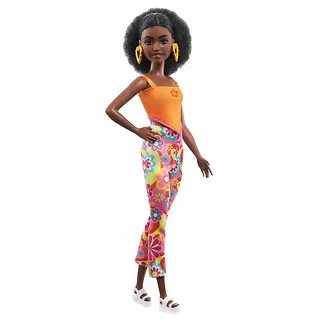 Lalka Barbie Fashionistas Strój retro w kwiaty