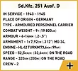 Klocki Sd.Kfz. 251 Ausf.D