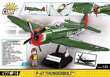 Klocki P-47 Thunderbolt