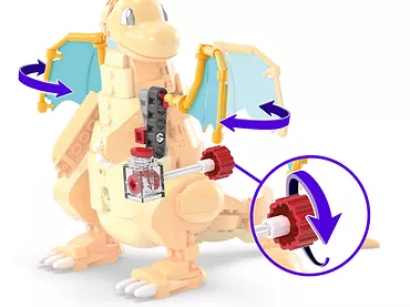 Klocki Mega Construx Pokemon Dragonite HKT25 387 el. Mattel