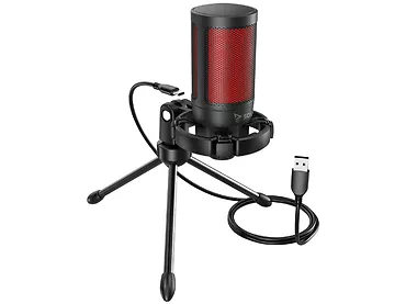 Mikrofon gamingowy z podświetleniem na trójnogu SAVIO SONAR PRO 01