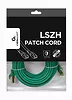 Patch cord kat.6A S/FTP LSZH 10m zielony