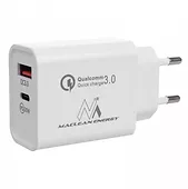 Ładowarka sieciowa 20W QC 3.0 PD MCE485W