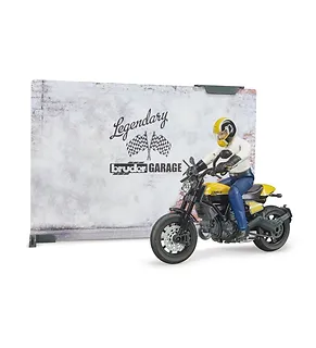 Zestaw Warsztat naprawy motocykli z Ducati i figurką