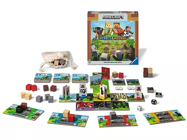Ravensburger Gra Minecraft dla dzieci Uratuj wioskę