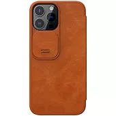 Etui Qin Pro Leather Apple iPhone 13 Pro Brązowe