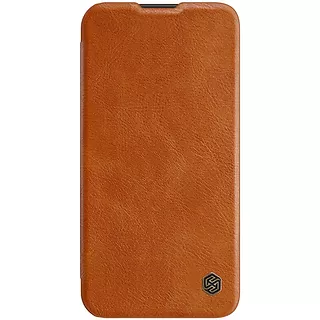 Etui Qin Pro Leather Apple iPhone 13 Pro Brązowe