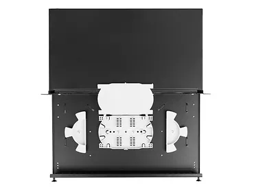 Przełącznica światłowodowa 24XST/24XFC D-HOLE RACK 19 1U czarna + akcesoria