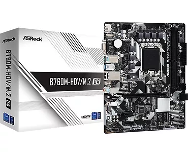 Płyta główna B760M-HDV/M.2 D4 s1700 2DDR4 DP/HDMI mATX