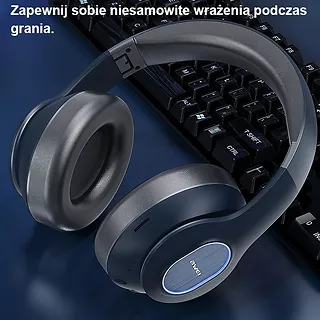 Słuchawki Bluetooth A100BL Nauszne Black