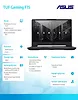 Notebook  TUF Gaming F15 FX506HE-HN012W i5-11400H 16GB/512GB/3050Ti